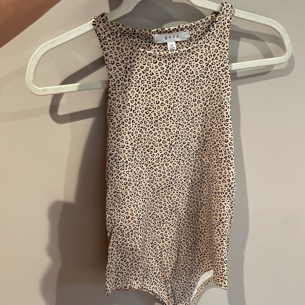 Gaze Animal Print Bodysuit